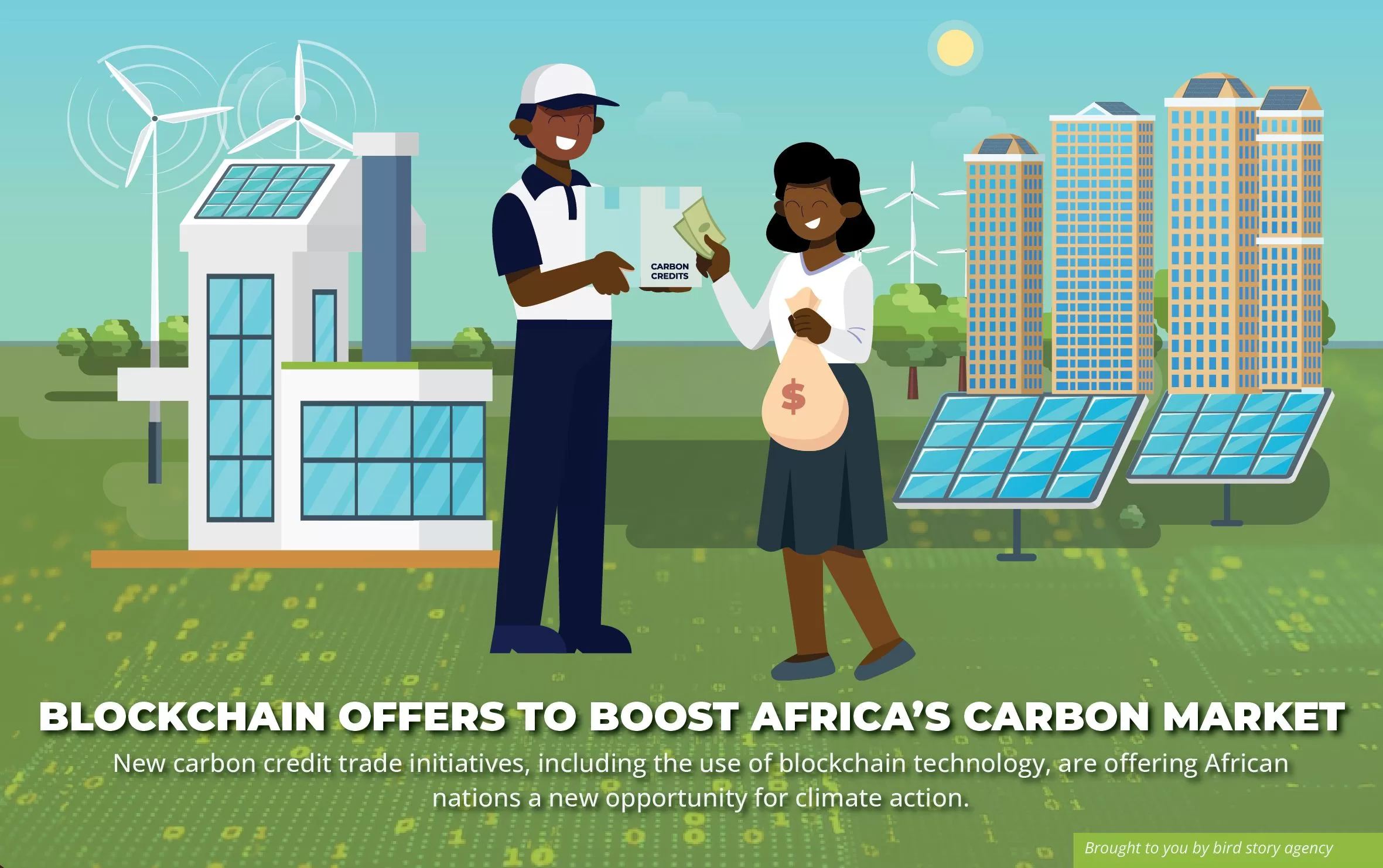 Blockchain offers to boost Africa’s carbon market [Graphics: Hope Mukami]
